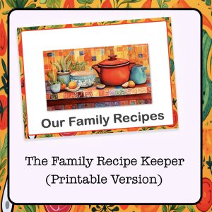 TEST Family Recipe Keeper (Printable) (Copy)